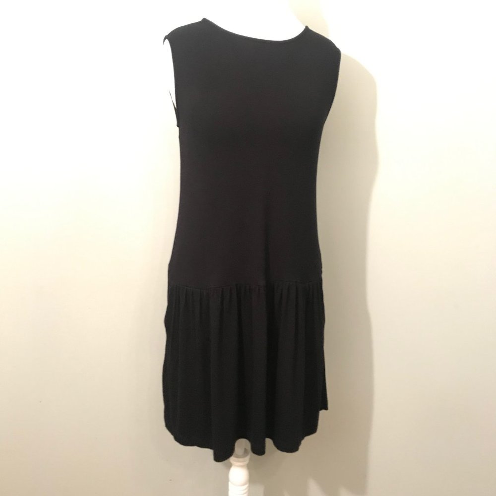 Cynthia Rowley Black Sleeveless Dropwaist Dress S